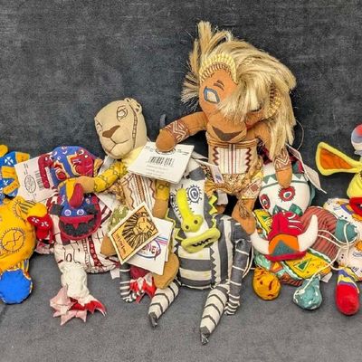 Sale Photo Thumbnail #1093: Disney The Lion King Stage Show Bean Bags Set Of 7