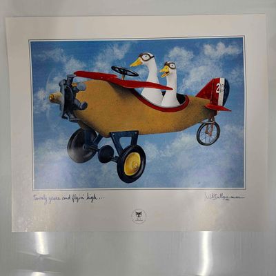 1992 Will Bullas Signed Limited Edition Print Twenty Years and Flyin’ High Greenwich Workshop
