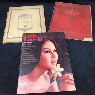 Lot of 3 Books - Sheet Music
