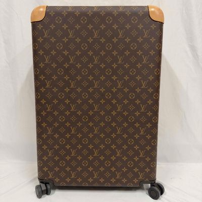 Louis Vuitton Horizon 70 Monogram LV Logo Canvas Suitcase Luggage Brown Large