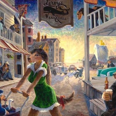 S&N Ivan Clarke "Leroy's" Medium Giclée