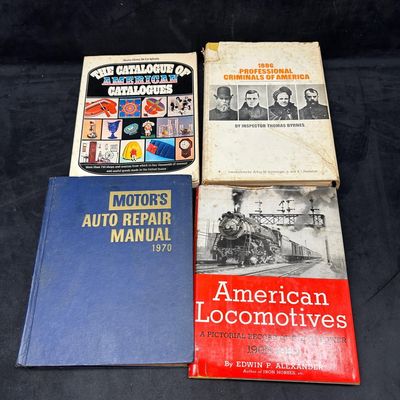 Lot of 4 Vintage Reference Books Professional Criminals of America Manual  and Catalogues