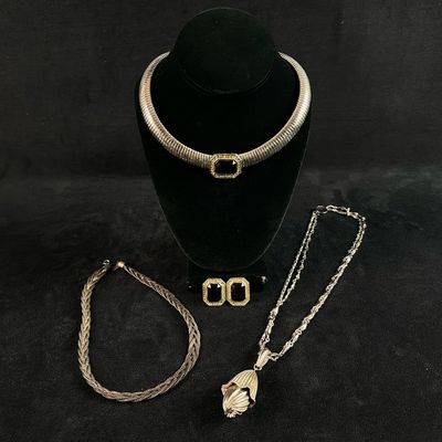 Vintage Silver Plated Necklaces & Earrings