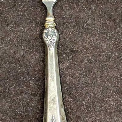 Vintage Nail File With Sterling Silver Handle