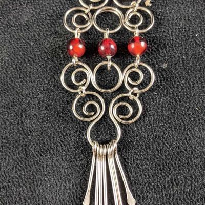 Necklace Wire Wrap Necklace Pendant and Necklace