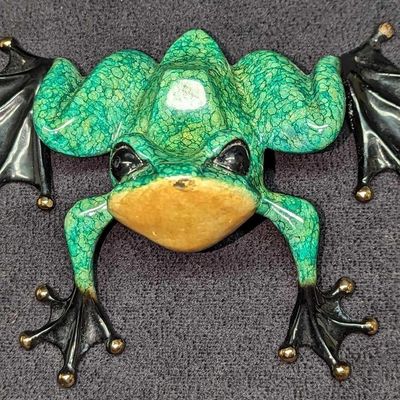 LE Frogman Tim Cotterill Bronze Frog Little Wally