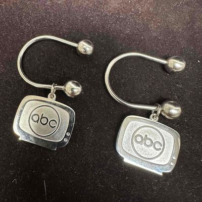 Sale Photo Thumbnail #1235: Disney ABC Sterling Silver Key Chain Set abc Souvenir