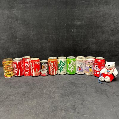 Coca Cola and Soda Beer Advertising Can Collection Sprite Disney
