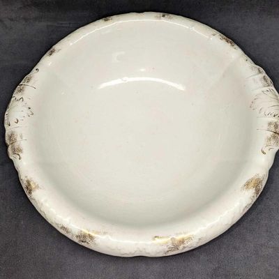 Vintage Mercer Semi Vitreous China 17" Bowl