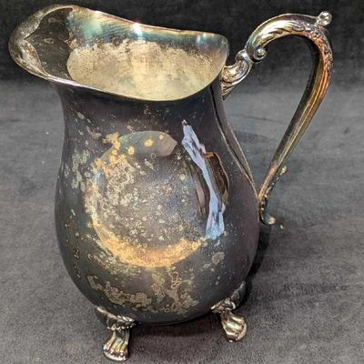 Vintage F.B. Rogers Silver Plated Footed Water Pitcher