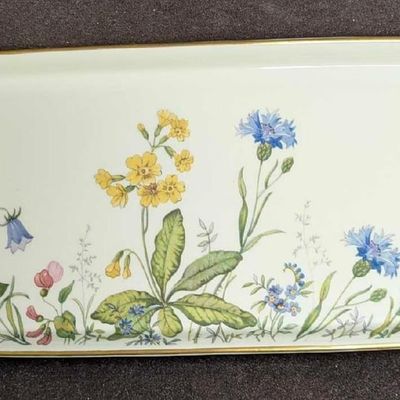 Vintage K&A Krautheim Selb Bavaria Wiesengrund Serving Dish With Handles