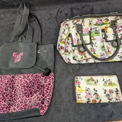 Sale Photo Thumbnail #1111: Disney Minnie Mouse Backpack Wallet Bag