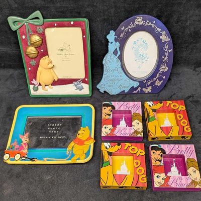 Sale Photo Thumbnail #1071: 7 Disney Princess Winnie The Pooh Pluto Photo Frames