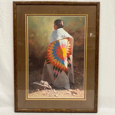 Sale Photo Thumbnail #1028: Hudson’s Bay Blanket Donald V. Crowley Limited Edition Lithograph Signed and Numbered