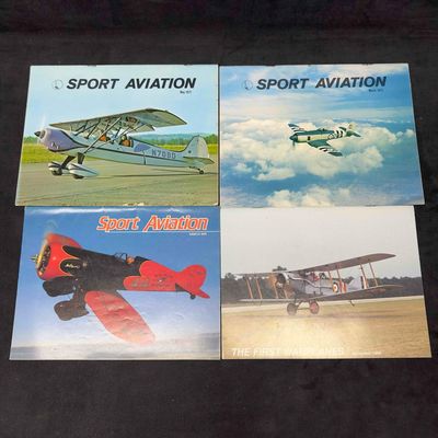 Sport Aviation Magazine 1971 1991 1994 Lot of 4 Four Magazines Collection Set