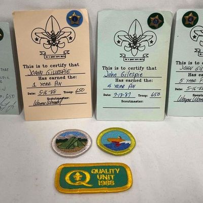Boy Scout Memorabilia Bundle 3 Patches + 4 Pins