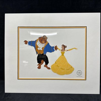 Sale Photo Thumbnail #1219: Disney Beauty and the Beast Belle of the Ball Sericel Limited Edition Certified