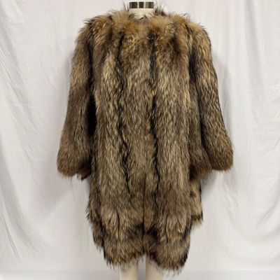 Japanese Raccoon Dog Tanuki Fur Coat FurGG