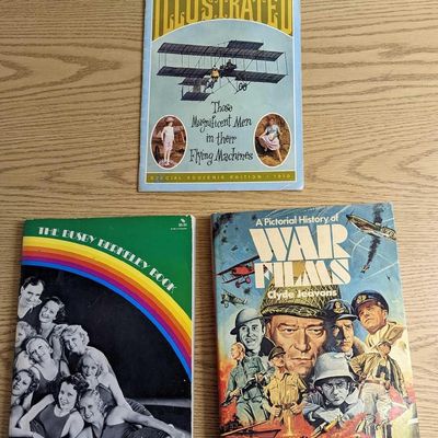 Busby Berkeley Book & Two War Movie Books