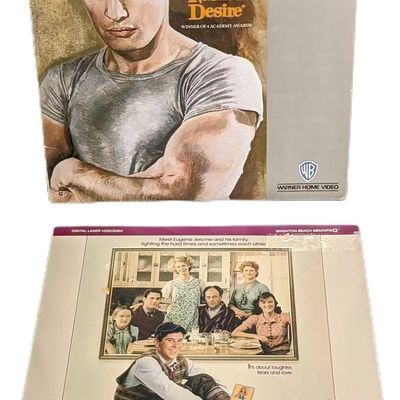 Sale Photo Thumbnail #1213: Streetcar Named Desire & Neil Simon's Brighton Beach Memoirs Laserdiscs