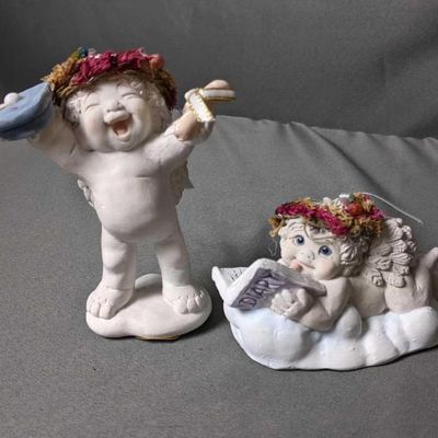 Two Dreamsicles Figurines (1) "Graduation Day" (2) "Dear Diary"