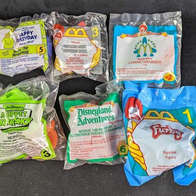 Sealed Happy Meal Toys Lot Of 6