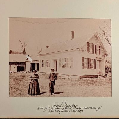 Sale Photo Thumbnail #1158: Walt Disney Cast Member Ancestor Couple Horse Photo