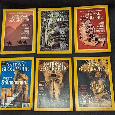6 1980s 1990s 2000s National Geographic Magazines NGD