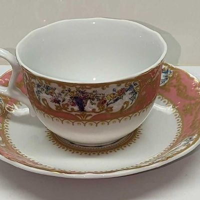 Andrea By Sadek Porcelain Severes Cup & Saucer