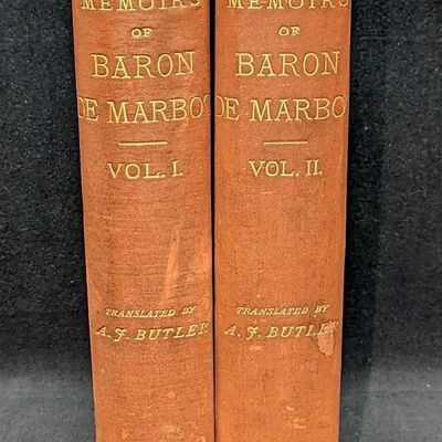 Volume 1 & 2 Memoirs Of Baron De Marbot Hardcovers