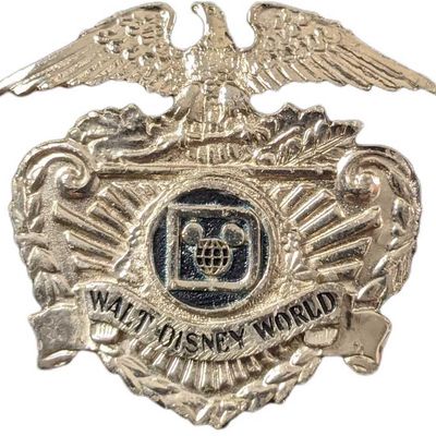 1970s/1980s Walt Disney World Security Hat Badge