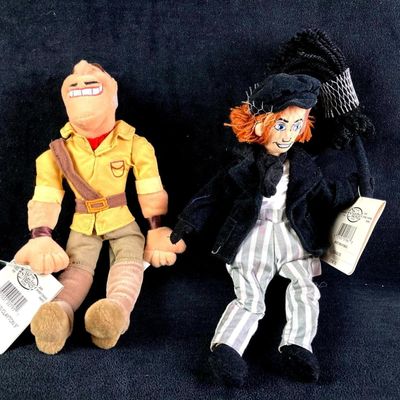 Sale Photo Thumbnail #1076: Set of (2) Disney Bean Bag Dolls Clayton and Bert