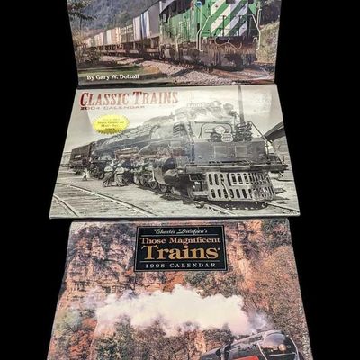 3 Sealed Classic Magnificent Trains Calendars