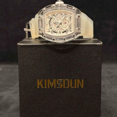 Sale Photo Thumbnail #1182: Kimsdun Tonneau Skeleton Dial Transparent Watch