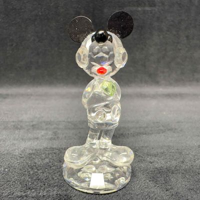 Arribas Disney Birthstone Mickey August Glass Crystal Figure DMS001-Aug Figurine