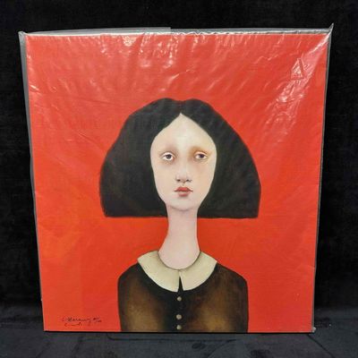 Sale Photo Thumbnail #1021: Cassandra Christensen Barney Dora Limited Edition Giclee Canvas 85/100 Signed