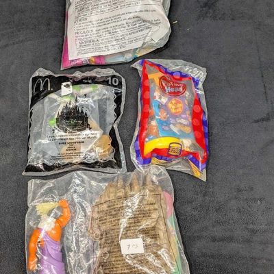 4 Sealed Burger King McDonalds Disney Toy Story Hercules Toys