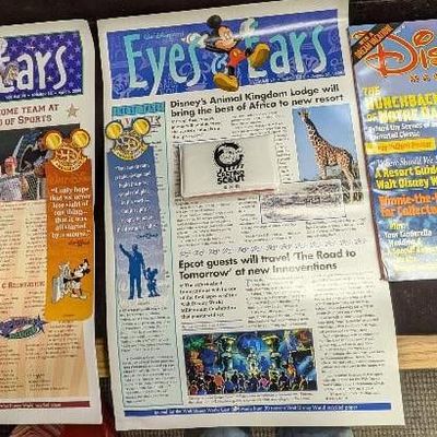 Disney Eyes And Ears Casting Cards Ambassador Bookmarks