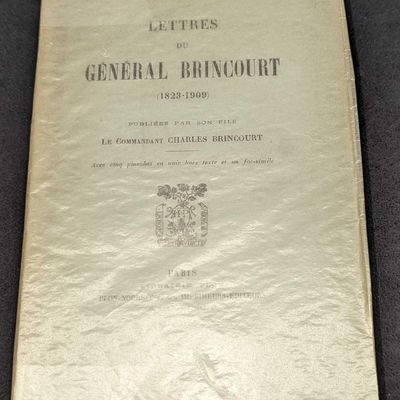 1923 Lettres Du General Brincourt 1923-1909 Softcover
