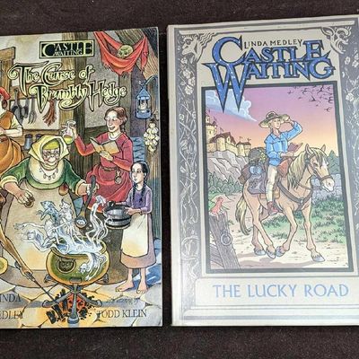 Sale Photo Thumbnail #1242: Two Castle Waiting Paperback Comic Books