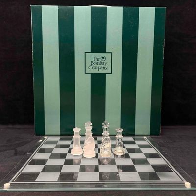 The Bombay Company Glass Chess Set - 2020729