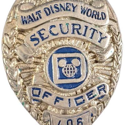 Early 1980s Disney World Female Security Badge