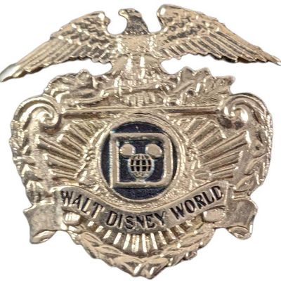 Sale Photo Thumbnail #1036: 1970s/1980s Walt Disney World Security Hat Badge