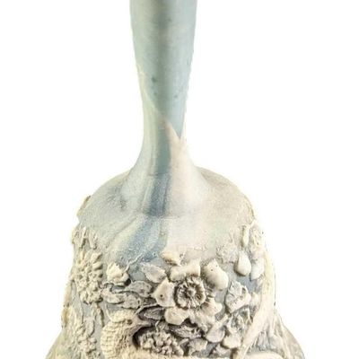 Vintage Bird Of Paradise Faux Stone Bell