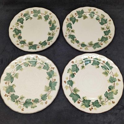 Sale Photo Thumbnail #1031: 4 Retired Nikko Greenwood Dinner Plates A