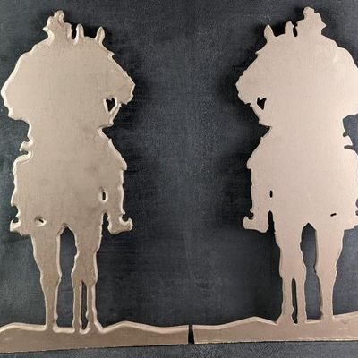 Vintage Cowboy Wall Art Ponderosa Steakhouse Art