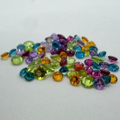 Lot of Mixed Color Gemstones - 9 ct Total