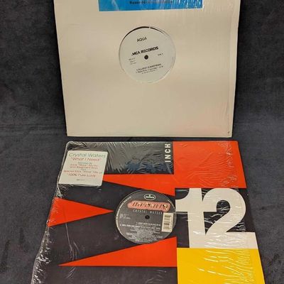 2 Aqua And Crystal Waters Mix LPs