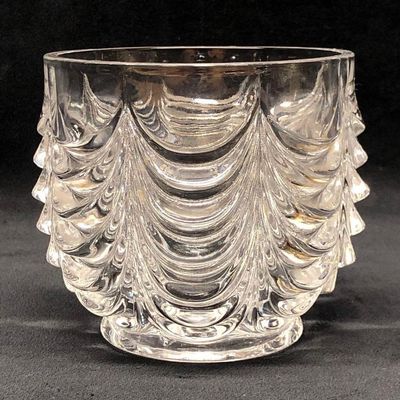 VTG Swag Cut Glass Bowl Candy Dish