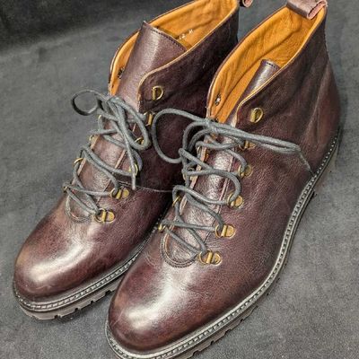 Sale Photo Thumbnail #1247: Men's Size 12 Mercanti Fiorentini Leather Italian Boots